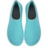 WateLves Womens Barefoot Water Shoes Travel House Slippers for Indoor and Outdoor Aqua Socks for Beach Swim Surf Yoga Dancing Camping Must Haves(Diamond-green)