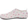 WateLves Womens Barefoot Water Shoes Travel House Slippers for Indoor and Outdoor Aqua Socks for Beach Swim Surf Yoga Dancing Camping Must Haves(Flower-white)