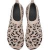 WateLves Womens Barefoot Water Shoes Travel House Slippers for Indoor and Outdoor Aqua Socks for Beach Swim Surf Yoga Dancing Camping Must Haves(Leopard-beige)