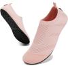 WateLves Womens Barefoot Water Shoes Travel House Slippers for Indoor and Outdoor Aqua Socks for Beach Swim Surf Yoga Dancing Camping Must Haves(Naked Orange-1)