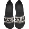 WateLves Womens Barefoot Water Shoes Travel House Slippers for Indoor and Outdoor Aqua Socks for Beach Swim Surf Yoga Dancing Camping Must Haves(Paris-black)