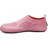 WateLves Womens Barefoot Water Shoes Travel House Slippers for Indoor and Outdoor Aqua Socks for Beach Swim Surf Yoga Dancing Camping Must Haves(Shiny/Pink)