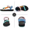 WateLves Womens-Sport-Sandals Hiking Sandals with-Arch-Support Webbing-Outdoor-Beach-Water-Sandals for Travel-Walking-Trekking-Camping(Colorful)