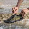 Water Shoes Men’s and Women’s Barefoot Quick Drying Water Socks Outdoor Sneakers Kayaking Boating Hiking Surfing Walking (Dark Blue, Adult, Men, 7.5, Numeric, US Footwear Size System, Medium)