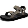 WateLves Men’s Sandals Hiking-Sport-Sandals with Adjustable Webbing Lightweight Water-Athletic-Beach-Sandals for Walking-Fishing-Travel-Trekking-Camping