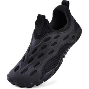 WateLves Barefoot Water Shoes Women Men Minimalist Walking Hiking Shoes Slip On Sneakers for Trekking | Trail Running | Climbing(Black)