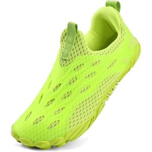 WateLves Barefoot Water Shoes Women Men Minimalist Walking Hiking Shoes Slip On Sneakers for Trekking | Trail Running | Climbing(Fluorescent Green)