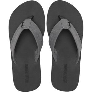 WateLves Mens-Flip-Flops-Thong-Sandals-with-Arch-Support Lightweight-Water-Shoes Open-Toe Comfort Summer-Beach-Slippers for Pool-Showers-Dorms Indoor-Outdoor(Lz304/Charcoal Gray)
