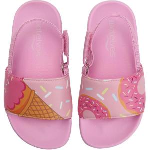 WateLves Toddler Boys Girls Slides Sandals for Swim Beach Kids Water Shoes Casual Summer Slippers(Ab Donut)