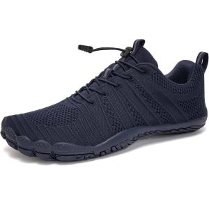 WateLves Water Shoes Men Women Beach Barefoot Aqua Socks Breathable Wide Swim Outdoor Walking Anti Slip Pool Shoes for Hiking Kayaking Diving Surfing(A-blue)