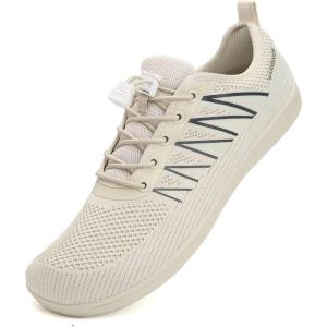 WateLves Wide Diabetic Shoes Mens Womens Water-Beach-Swim-Barefoot Shoes Breathable & Non-Slip & Optimal Relaxation Walking Sneakers(Beige)