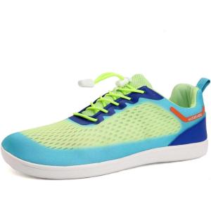 WateLves Wide Diabetic Shoes Mens Womens Water-Beach-Swim-Barefoot Shoes Breathable & Non-Slip & Optimal Relaxation Walking Sneakers(Blue Green)