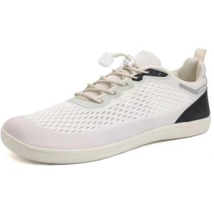 WateLves Wide Diabetic Shoes Mens Womens Water-Beach-Swim-Barefoot Shoes Breathable & Non-Slip & Optimal Relaxation Walking Sneakers(Light Beige)