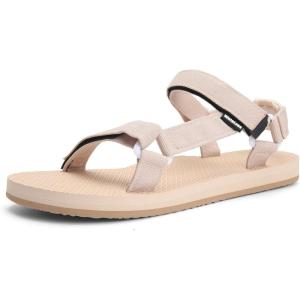 WateLves Womens-Sport-Sandals Hiking Sandals with-Arch-Support Webbing-Outdoor-Beach-Water-Sandals for Travel-Walking-Trekking-Camping(Brown)