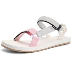 WateLves Womens-Sport-Sandals Hiking Sandals with-Arch-Support Webbing-Outdoor-Beach-Water-Sandals for Travel-Walking-Trekking-Camping(Dusty Pink)