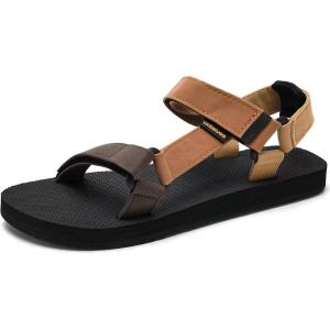 WateLves Womens-Sport-Sandals Hiking Sandals with-Arch-Support Webbing-Outdoor-Beach-Water-Sandals for Travel-Walking-Trekking-Camping(Mocha Brown)