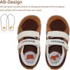 WateLves Toddler Wide Barefoot Shoes Boys Girls Little Kid High Top Minimalist Sneakers | Zero-Drop Healthy Sole | Natural to Grow(Brown)