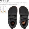 WateLves Toddler Wide Barefoot Shoes Boys Girls Little Kid High Top Minimalist Sneakers | Zero-Drop Healthy Sole | Natural to Grow(Dark Gray)