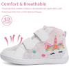 WateLves Toddler Wide Barefoot Shoes Boys Girls Little Kid High Top Minimalist Sneakers | Zero-Drop Healthy Sole | Natural to Grow(Unicorn)