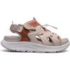 WateLves Womens Wide Orthopedic Diabetic Sandals Summer Walking Hiking Water Outdoor Sandals with Adjustable Strap Comfortable Plantar Fasciitis Arch Support(Beige Brown)