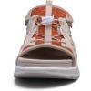 WateLves Womens Wide Orthopedic Diabetic Sandals Summer Walking Hiking Water Outdoor Sandals with Adjustable Strap Comfortable Plantar Fasciitis Arch Support(Beige Brown)