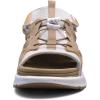WateLves Womens Wide Orthopedic Diabetic Sandals Summer Walking Hiking Water Outdoor Sandals with Adjustable Strap Comfortable Plantar Fasciitis Arch Support(Brown)