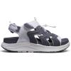 WateLves Womens Wide Orthopedic Diabetic Sandals Summer Walking Hiking Water Outdoor Sandals with Adjustable Strap Comfortable Plantar Fasciitis Arch Support(Grey White)
