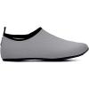 WateLves Womens and Mens Kids Water Shoes Barefoot Quick-Dry Aqua Socks for Beach Swim Surf Yoga Exercise(175-dark Gray)