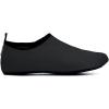WateLves Womens and Mens Kids Water Shoes Barefoot Quick-Dry Aqua Socks for Beach Swim Surf Yoga Exercise(253-black)