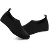 WateLves Womens and Mens Kids Water Shoes Barefoot Quick-Dry Aqua Socks for Beach Swim Surf Yoga Exercise(A-lxy.black)