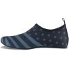 WateLves Womens and Mens Kids Water Shoes Barefoot Quick-Dry Aqua Socks for Beach Swim Surf Yoga Exercise(American Flag)