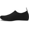 WateLves Womens and Mens Kids Water Shoes Barefoot Quick-Dry Aqua Socks for Beach Swim Surf Yoga Exercise(Black/Dots)