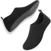 WateLves Womens and Mens Kids Water Shoes Barefoot Quick-Dry Aqua Socks for Beach Swim Surf Yoga Exercise(Blisters-black)
