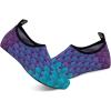 WateLves Womens and Mens Kids Water Shoes Barefoot Quick-Dry Aqua Socks for Beach Swim Surf Yoga Exercise(Blue Fishscale)