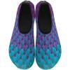 WateLves Womens and Mens Kids Water Shoes Barefoot Quick-Dry Aqua Socks for Beach Swim Surf Yoga Exercise(Blue Fishscale)