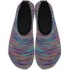 WateLves Womens and Mens Kids Water Shoes Barefoot Quick-Dry Aqua Socks for Beach Swim Surf Yoga Exercise(Bohemia-brown)