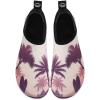 WateLves Womens and Mens Kids Water Shoes Barefoot Quick-Dry Aqua Socks for Beach Swim Surf Yoga Exercise(Coconut Tree)