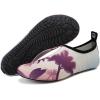 WateLves Womens and Mens Kids Water Shoes Barefoot Quick-Dry Aqua Socks for Beach Swim Surf Yoga Exercise(Coconut Tree)