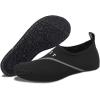 WateLves Womens and Mens Kids Water Shoes Barefoot Quick-Dry Aqua Socks for Beach Swim Surf Yoga Exercise(Dxb.black)