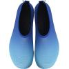 WateLves Womens and Mens Kids Water Shoes Barefoot Quick-Dry Aqua Socks for Beach Swim Surf Yoga Exercise(Gradient Blue)
