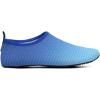 WateLves Womens and Mens Kids Water Shoes Barefoot Quick-Dry Aqua Socks for Beach Swim Surf Yoga Exercise(Gradient Blue)