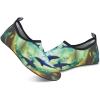 WateLves Womens and Mens Kids Water Shoes Barefoot Quick-Dry Aqua Socks for Beach Swim Surf Yoga Exercise(Shark)