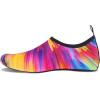 WateLves Womens and Mens Kids Water Shoes Barefoot Quick-Dry Aqua Socks for Beach Swim Surf Yoga Exercise(Sunset)