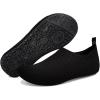WateLves Womens and Mens Kids Water Shoes Barefoot Quick-Dry Aqua Socks for Beach Swim Surf Yoga Exercise(Tw.black)
