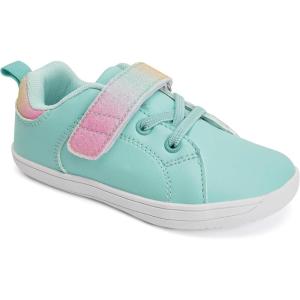 WateLves Toddler Little Kid Wide Barefoot The First Walking Shoes Girls Boys Leather Uniform Dress Shoes Lightweight Splay Naturally Minimalist Sneakers(Green)