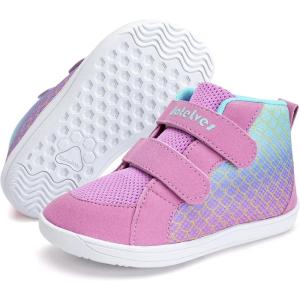 WateLves Toddler Wide Barefoot Shoes Boys Girls Little Kid High Top Minimalist Sneakers | Zero-Drop Healthy Sole | Natural to Grow(Fish Scale)