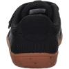WHITIN Little/Big Kids Minimalist Barefoot Shoes + Zero Drop + Wide Sneaker for Boys/Girls(W8k7 | Black/Gum)