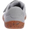 WHITIN Little/Big Kids Minimalist Barefoot Shoes + Zero Drop + Wide Sneaker for Boys/Girls(W8k7 | Light Grey)