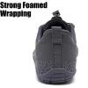 WateLves Barefoot Water Shoes Women Men Anti Slip Wide Toe Breathable Walking Shoes Minimalist Zero Drop Sneakers for Beach Travel Hiking(A-dark Grey)