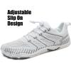 WateLves Barefoot Water Shoes Women Men Anti Slip Wide Toe Breathable Walking Shoes Minimalist Zero Drop Sneakers for Beach Travel Hiking(A-white/Grey)